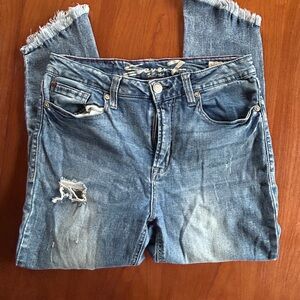 Seven7 Distressed Blue Women's Jeans